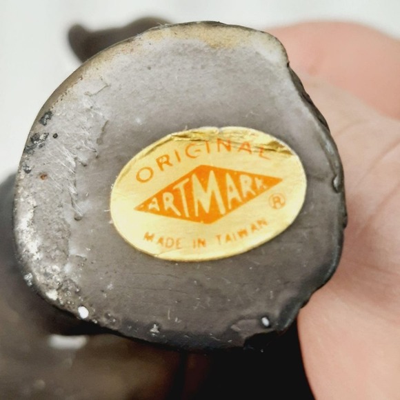 Vintage ArtMark Porcelain Elephant Trunk Up - Picture 7 of 10